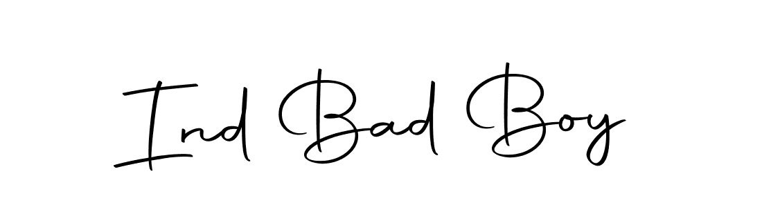 Similarly Autography-DOLnW is the best handwritten signature design. Signature creator online .You can use it as an online autograph creator for name Ind Bad Boy. Ind Bad Boy signature style 10 images and pictures png