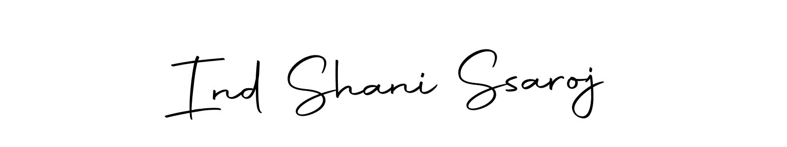 Ind Shani Ssaroj stylish signature style. Best Handwritten Sign (Autography-DOLnW) for my name. Handwritten Signature Collection Ideas for my name Ind Shani Ssaroj. Ind Shani Ssaroj signature style 10 images and pictures png