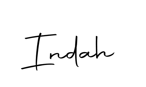 Create a beautiful signature design for name Indah. With this signature (Autography-DOLnW) fonts, you can make a handwritten signature for free. Indah signature style 10 images and pictures png