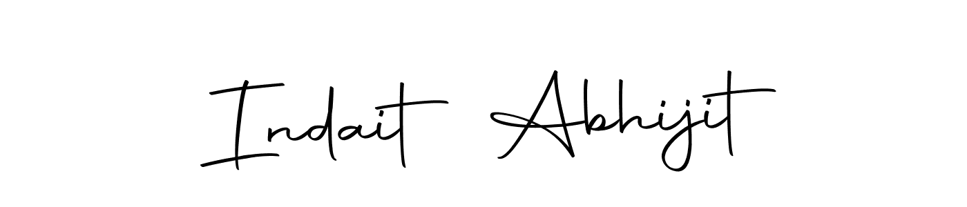 Indait Abhijit stylish signature style. Best Handwritten Sign (Autography-DOLnW) for my name. Handwritten Signature Collection Ideas for my name Indait Abhijit. Indait Abhijit signature style 10 images and pictures png