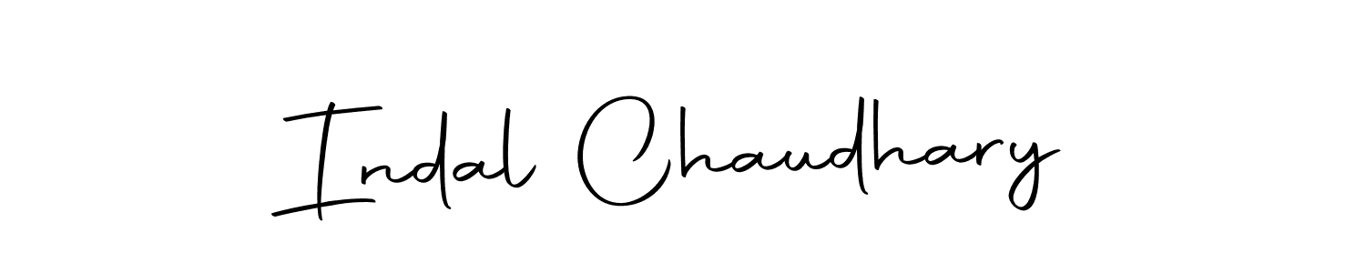 Make a beautiful signature design for name Indal Chaudhary. Use this online signature maker to create a handwritten signature for free. Indal Chaudhary signature style 10 images and pictures png