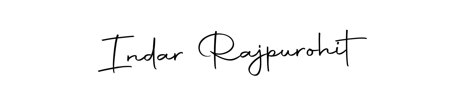 Create a beautiful signature design for name Indar Rajpurohit. With this signature (Autography-DOLnW) fonts, you can make a handwritten signature for free. Indar Rajpurohit signature style 10 images and pictures png