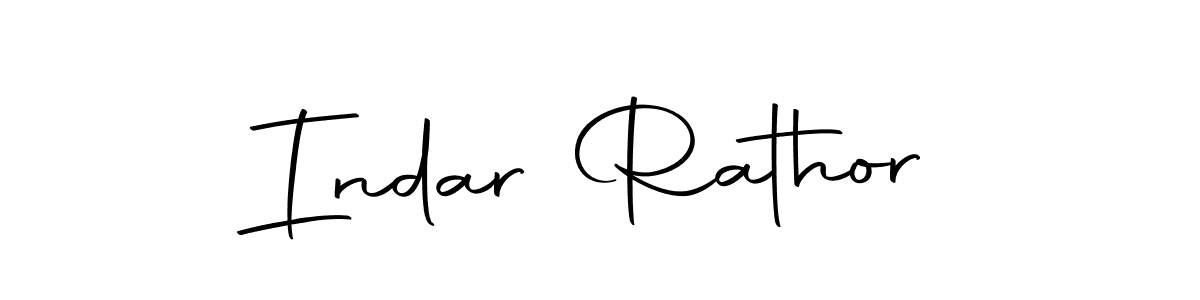 Make a beautiful signature design for name Indar Rathor. With this signature (Autography-DOLnW) style, you can create a handwritten signature for free. Indar Rathor signature style 10 images and pictures png
