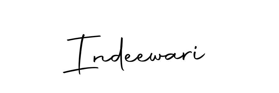 Design your own signature with our free online signature maker. With this signature software, you can create a handwritten (Autography-DOLnW) signature for name Indeewari. Indeewari signature style 10 images and pictures png