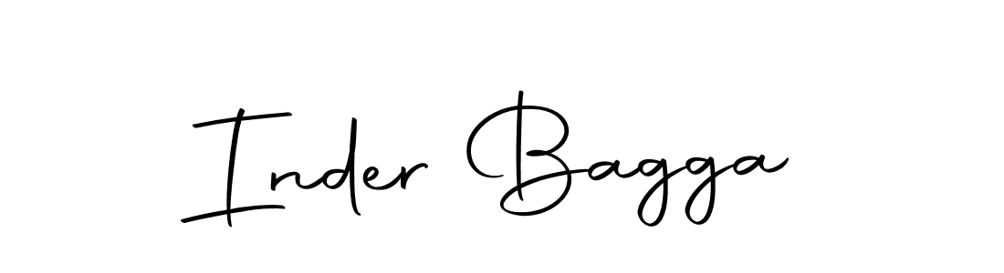 How to make Inder Bagga signature? Autography-DOLnW is a professional autograph style. Create handwritten signature for Inder Bagga name. Inder Bagga signature style 10 images and pictures png