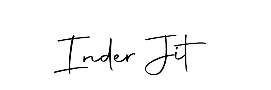 Use a signature maker to create a handwritten signature online. With this signature software, you can design (Autography-DOLnW) your own signature for name Inder Jit. Inder Jit signature style 10 images and pictures png