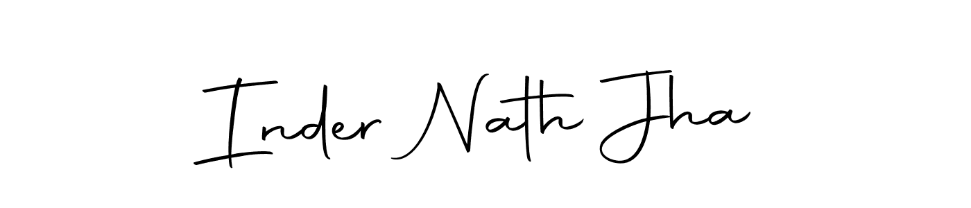 Also we have Inder Nath Jha name is the best signature style. Create professional handwritten signature collection using Autography-DOLnW autograph style. Inder Nath Jha signature style 10 images and pictures png