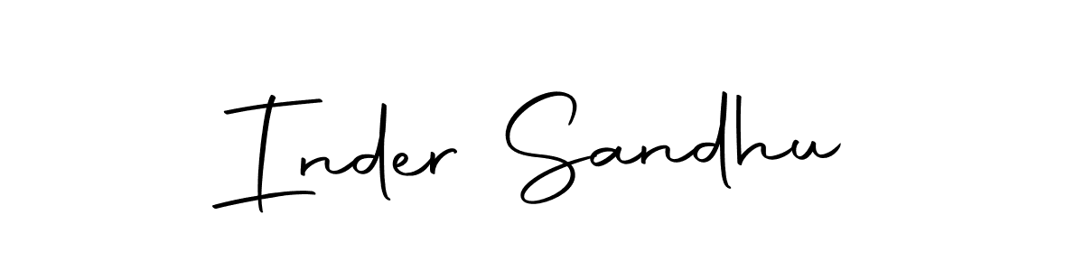 Similarly Autography-DOLnW is the best handwritten signature design. Signature creator online .You can use it as an online autograph creator for name Inder Sandhu. Inder Sandhu signature style 10 images and pictures png