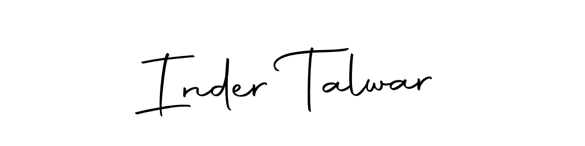 Similarly Autography-DOLnW is the best handwritten signature design. Signature creator online .You can use it as an online autograph creator for name Inder Talwar. Inder Talwar signature style 10 images and pictures png