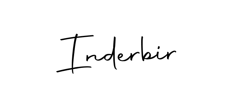 How to make Inderbir signature? Autography-DOLnW is a professional autograph style. Create handwritten signature for Inderbir name. Inderbir signature style 10 images and pictures png