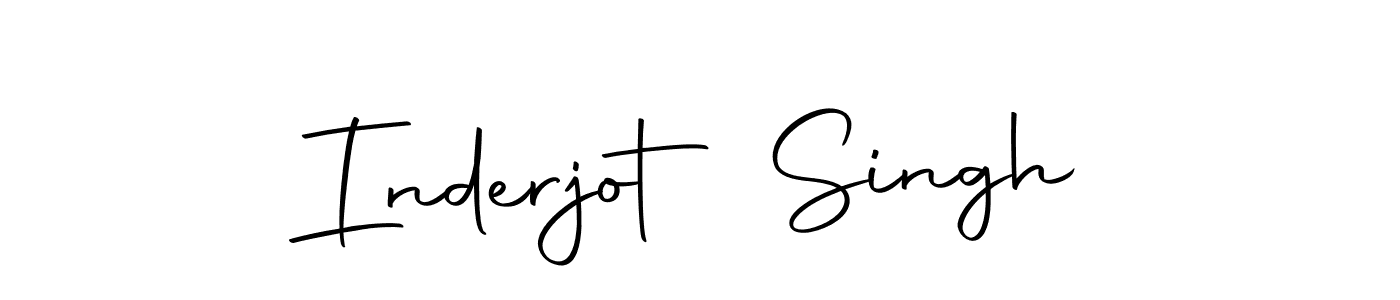 Create a beautiful signature design for name Inderjot Singh. With this signature (Autography-DOLnW) fonts, you can make a handwritten signature for free. Inderjot Singh signature style 10 images and pictures png