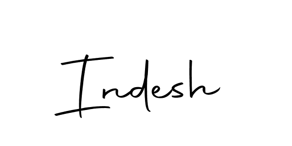 How to make Indesh signature? Autography-DOLnW is a professional autograph style. Create handwritten signature for Indesh name. Indesh signature style 10 images and pictures png