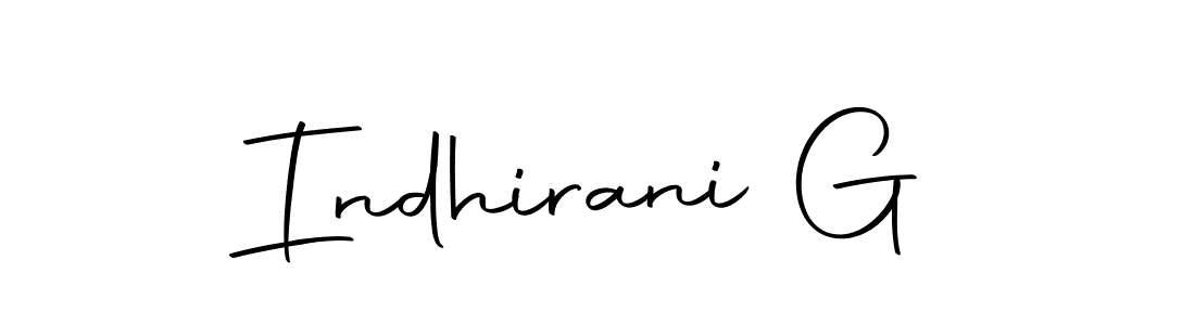 Once you've used our free online signature maker to create your best signature Autography-DOLnW style, it's time to enjoy all of the benefits that Indhirani G name signing documents. Indhirani G signature style 10 images and pictures png