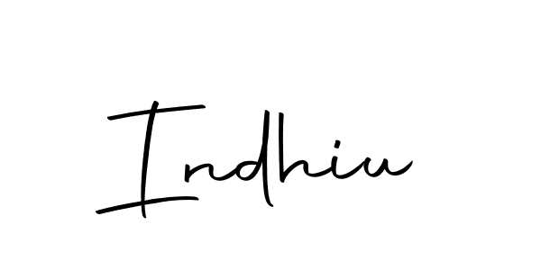 Design your own signature with our free online signature maker. With this signature software, you can create a handwritten (Autography-DOLnW) signature for name Indhiu. Indhiu signature style 10 images and pictures png