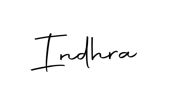 Use a signature maker to create a handwritten signature online. With this signature software, you can design (Autography-DOLnW) your own signature for name Indhra. Indhra signature style 10 images and pictures png