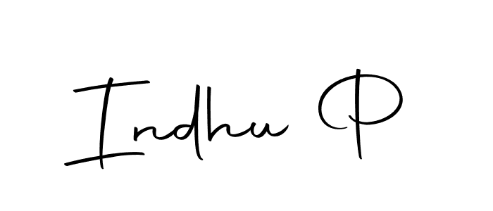 Autography-DOLnW is a professional signature style that is perfect for those who want to add a touch of class to their signature. It is also a great choice for those who want to make their signature more unique. Get Indhu P name to fancy signature for free. Indhu P signature style 10 images and pictures png