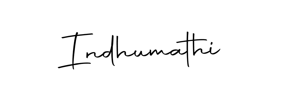 Design your own signature with our free online signature maker. With this signature software, you can create a handwritten (Autography-DOLnW) signature for name Indhumathi. Indhumathi signature style 10 images and pictures png