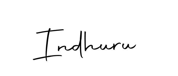 Indhuru stylish signature style. Best Handwritten Sign (Autography-DOLnW) for my name. Handwritten Signature Collection Ideas for my name Indhuru. Indhuru signature style 10 images and pictures png