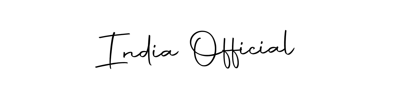 You can use this online signature creator to create a handwritten signature for the name India Official. This is the best online autograph maker. India Official signature style 10 images and pictures png