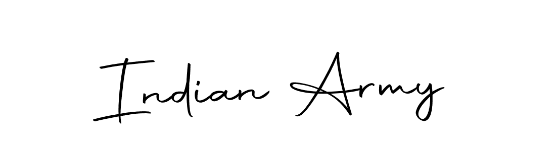 Make a beautiful signature design for name Indian Army. With this signature (Autography-DOLnW) style, you can create a handwritten signature for free. Indian Army signature style 10 images and pictures png