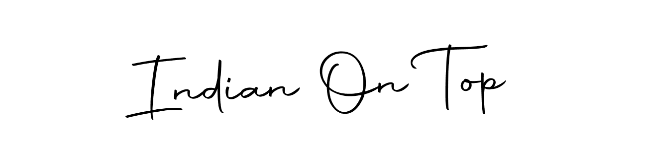 How to Draw Indian On Top signature style? Autography-DOLnW is a latest design signature styles for name Indian On Top. Indian On Top signature style 10 images and pictures png