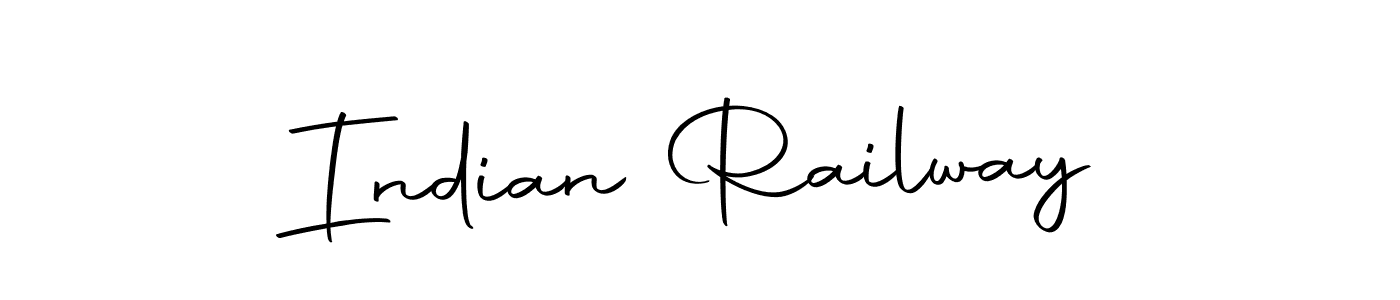 Make a beautiful signature design for name Indian Railway. With this signature (Autography-DOLnW) style, you can create a handwritten signature for free. Indian Railway signature style 10 images and pictures png