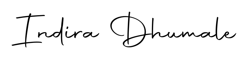 The Autography-DOLnW font gives name Indira Dhumale a signature that looks effortless yet distinguished. Download high-res PNG instantly. Indira Dhumale signature style 10 images and pictures png