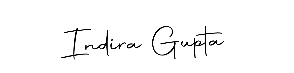 Make a beautiful signature design for name Indira Gupta. Use this online signature maker to create a handwritten signature for free. Indira Gupta signature style 10 images and pictures png