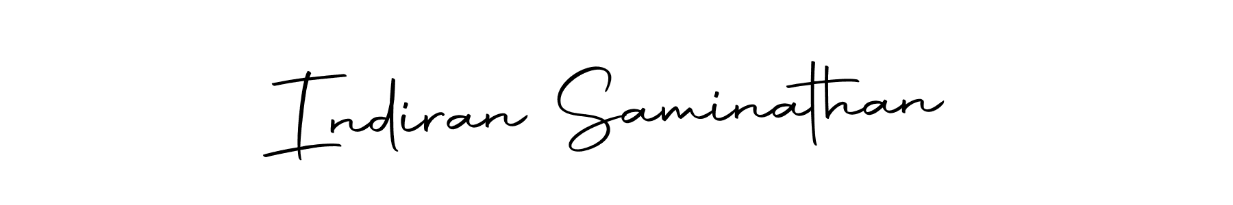 Make a beautiful signature design for name Indiran Saminathan. With this signature (Autography-DOLnW) style, you can create a handwritten signature for free. Indiran Saminathan signature style 10 images and pictures png