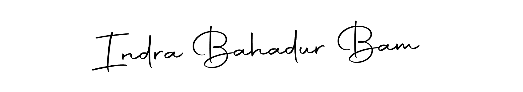 Create a beautiful signature design for name Indra Bahadur Bam. With this signature (Autography-DOLnW) fonts, you can make a handwritten signature for free. Indra Bahadur Bam signature style 10 images and pictures png