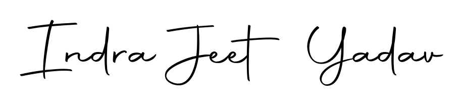 You can use this online signature creator to create a handwritten signature for the name Indra Jeet Yadav. This is the best online autograph maker. Indra Jeet Yadav signature style 10 images and pictures png