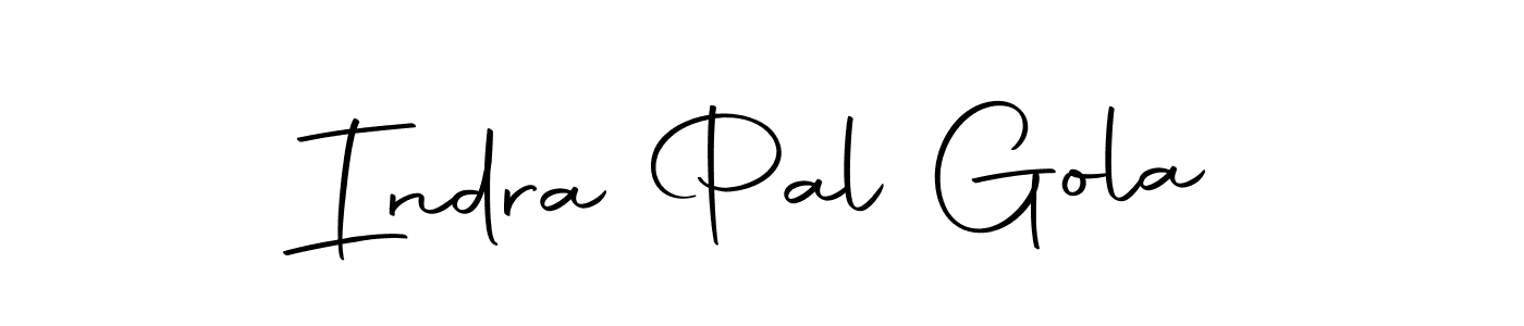 Make a beautiful signature design for name Indra Pal Gola. With this signature (Autography-DOLnW) style, you can create a handwritten signature for free. Indra Pal Gola signature style 10 images and pictures png