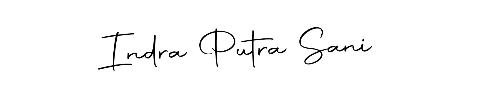 You can use this online signature creator to create a handwritten signature for the name Indra Putra Sani. This is the best online autograph maker. Indra Putra Sani signature style 10 images and pictures png