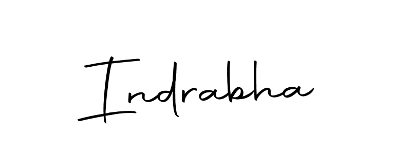 You should practise on your own different ways (Autography-DOLnW) to write your name (Indrabha) in signature. don't let someone else do it for you. Indrabha signature style 10 images and pictures png