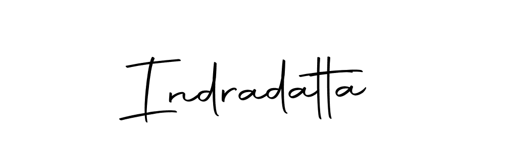 You should practise on your own different ways (Autography-DOLnW) to write your name (Indradatta) in signature. don't let someone else do it for you. Indradatta signature style 10 images and pictures png