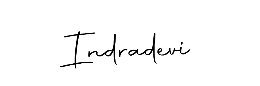 How to make Indradevi name signature. Use Autography-DOLnW style for creating short signs online. This is the latest handwritten sign. Indradevi signature style 10 images and pictures png