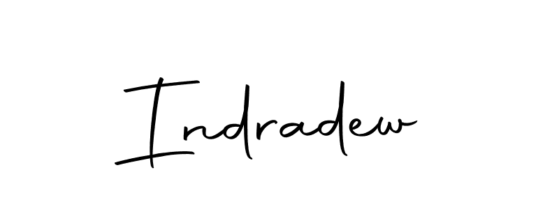 Make a beautiful signature design for name Indradew. Use this online signature maker to create a handwritten signature for free. Indradew signature style 10 images and pictures png