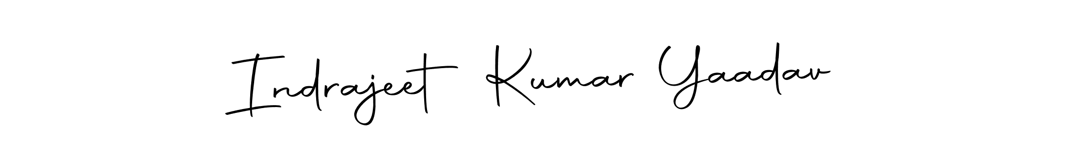 How to make Indrajeet Kumar Yaadav signature? Autography-DOLnW is a professional autograph style. Create handwritten signature for Indrajeet Kumar Yaadav name. Indrajeet Kumar Yaadav signature style 10 images and pictures png