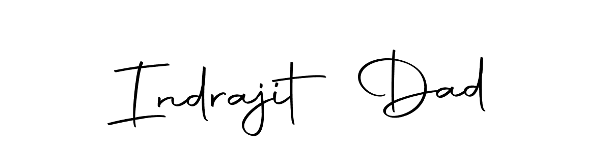 Also we have Indrajit Dad name is the best signature style. Create professional handwritten signature collection using Autography-DOLnW autograph style. Indrajit Dad signature style 10 images and pictures png