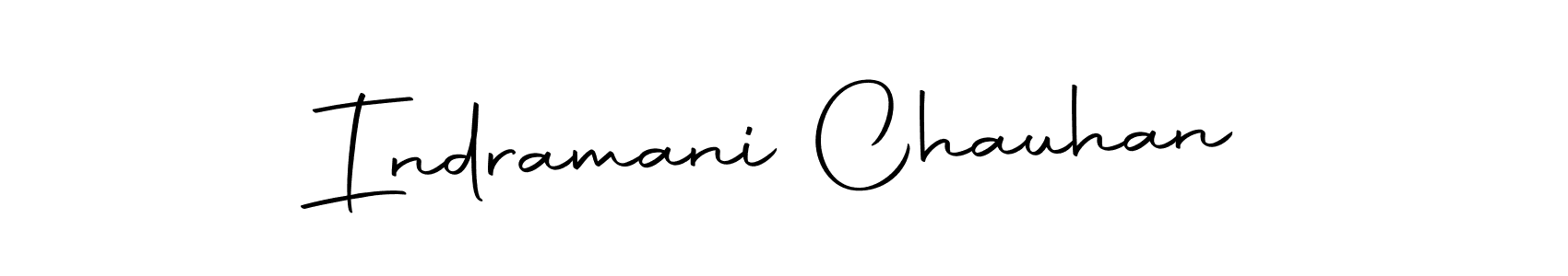 Use a signature maker to create a handwritten signature online. With this signature software, you can design (Autography-DOLnW) your own signature for name Indramani Chauhan. Indramani Chauhan signature style 10 images and pictures png