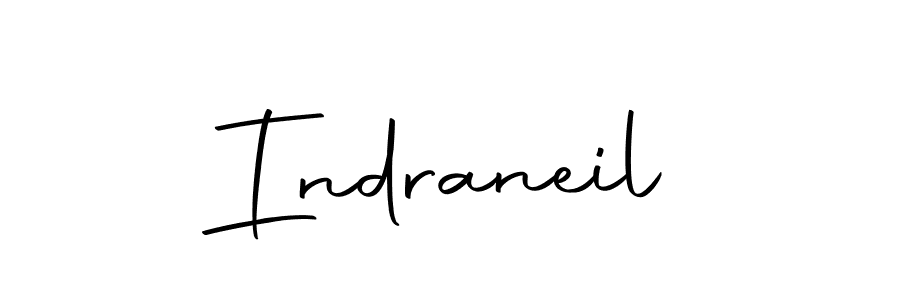 Design your own signature with our free online signature maker. With this signature software, you can create a handwritten (Autography-DOLnW) signature for name Indraneil. Indraneil signature style 10 images and pictures png