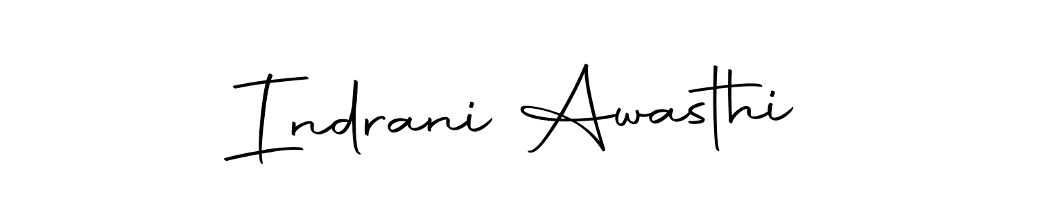 Autography-DOLnW is a professional signature style that is perfect for those who want to add a touch of class to their signature. It is also a great choice for those who want to make their signature more unique. Get Indrani Awasthi name to fancy signature for free. Indrani Awasthi signature style 10 images and pictures png