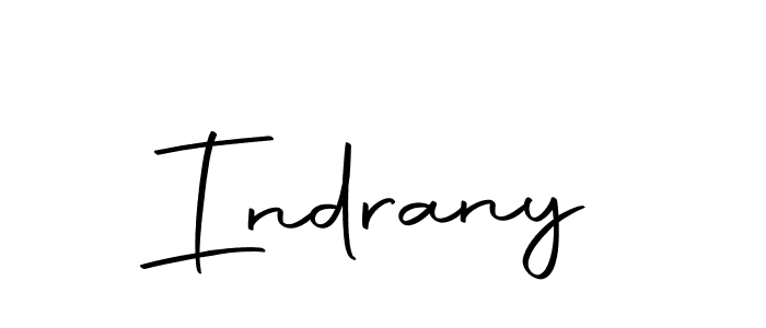 Indrany stylish signature style. Best Handwritten Sign (Autography-DOLnW) for my name. Handwritten Signature Collection Ideas for my name Indrany. Indrany signature style 10 images and pictures png