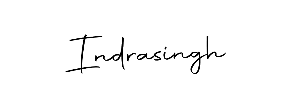 Use a signature maker to create a handwritten signature online. With this signature software, you can design (Autography-DOLnW) your own signature for name Indrasingh. Indrasingh signature style 10 images and pictures png