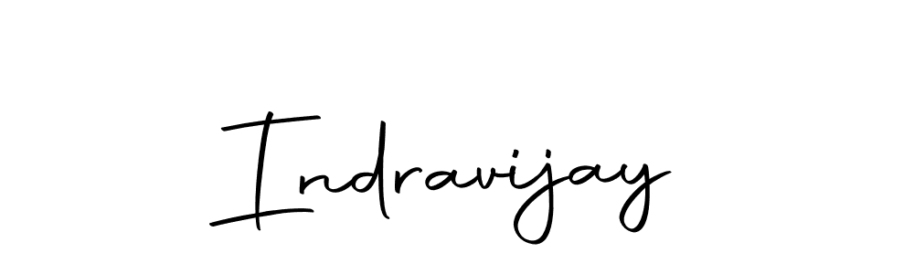 Design your own signature with our free online signature maker. With this signature software, you can create a handwritten (Autography-DOLnW) signature for name Indravijay. Indravijay signature style 10 images and pictures png