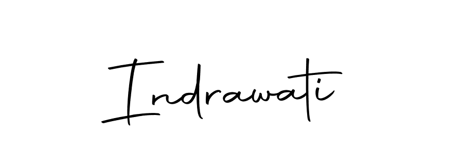 Make a beautiful signature design for name Indrawati. With this signature (Autography-DOLnW) style, you can create a handwritten signature for free. Indrawati signature style 10 images and pictures png