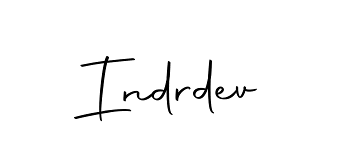 Make a beautiful signature design for name Indrdev. Use this online signature maker to create a handwritten signature for free. Indrdev signature style 10 images and pictures png