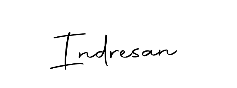 Indresan stylish signature style. Best Handwritten Sign (Autography-DOLnW) for my name. Handwritten Signature Collection Ideas for my name Indresan. Indresan signature style 10 images and pictures png