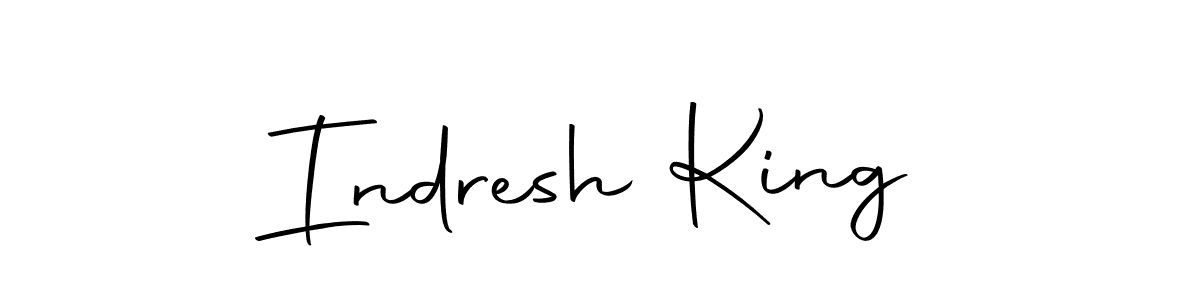 You should practise on your own different ways (Autography-DOLnW) to write your name (Indresh King) in signature. don't let someone else do it for you. Indresh King signature style 10 images and pictures png