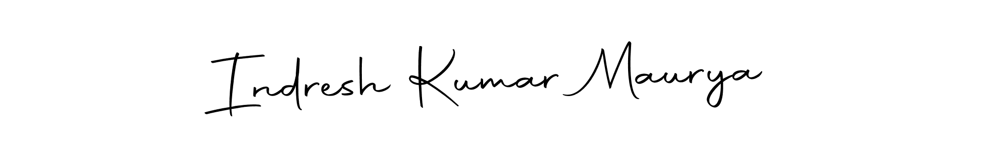 Also we have Indresh Kumar Maurya name is the best signature style. Create professional handwritten signature collection using Autography-DOLnW autograph style. Indresh Kumar Maurya signature style 10 images and pictures png